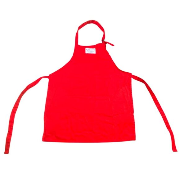 Williams Sonoma Junior Apron Kids Red with front pocket Costume Dress up - Picture 1 of 6